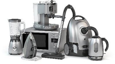 千庫網(wǎng)_家用電器。在 w 上隔離的家用廚房工藝集_攝影圖編號20173254